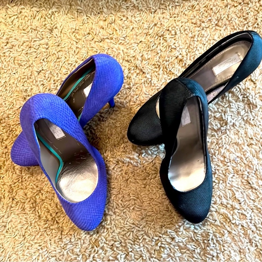💙🩵PRICE DROP 🩵💙2 pairs of Rachel high heels
